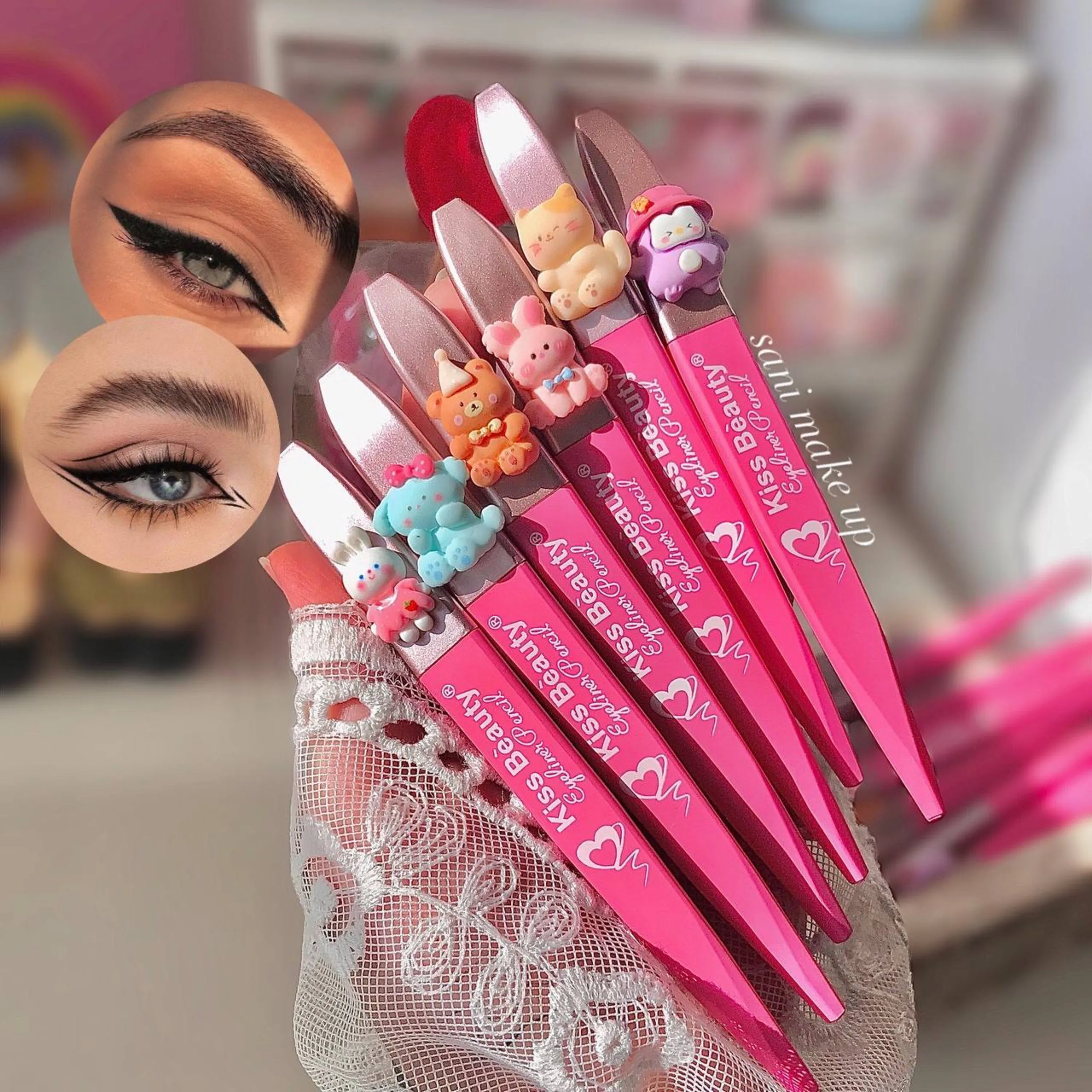 خط چشم ماژیکی عروسکی کیس بیوتی Kiss Beauty