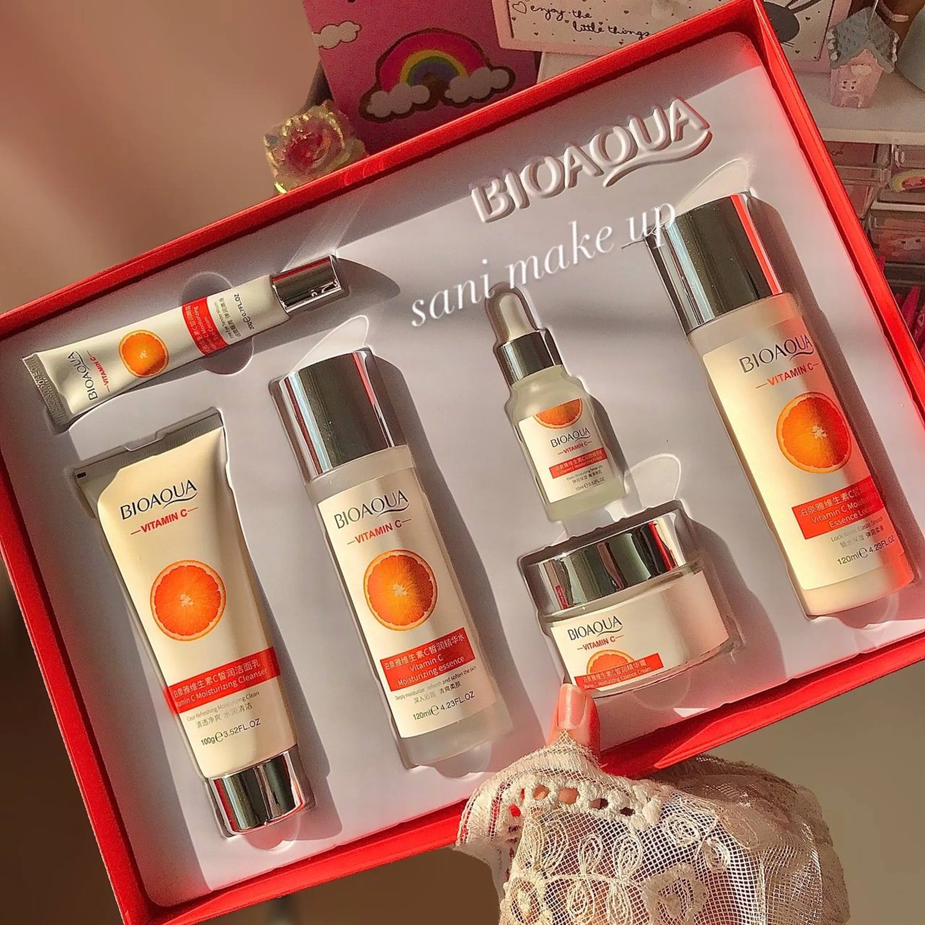 پک مراقبتی پوست ویتامین سی بیوآکوا    BIOAQUA Vitamin C Skin Care Pack