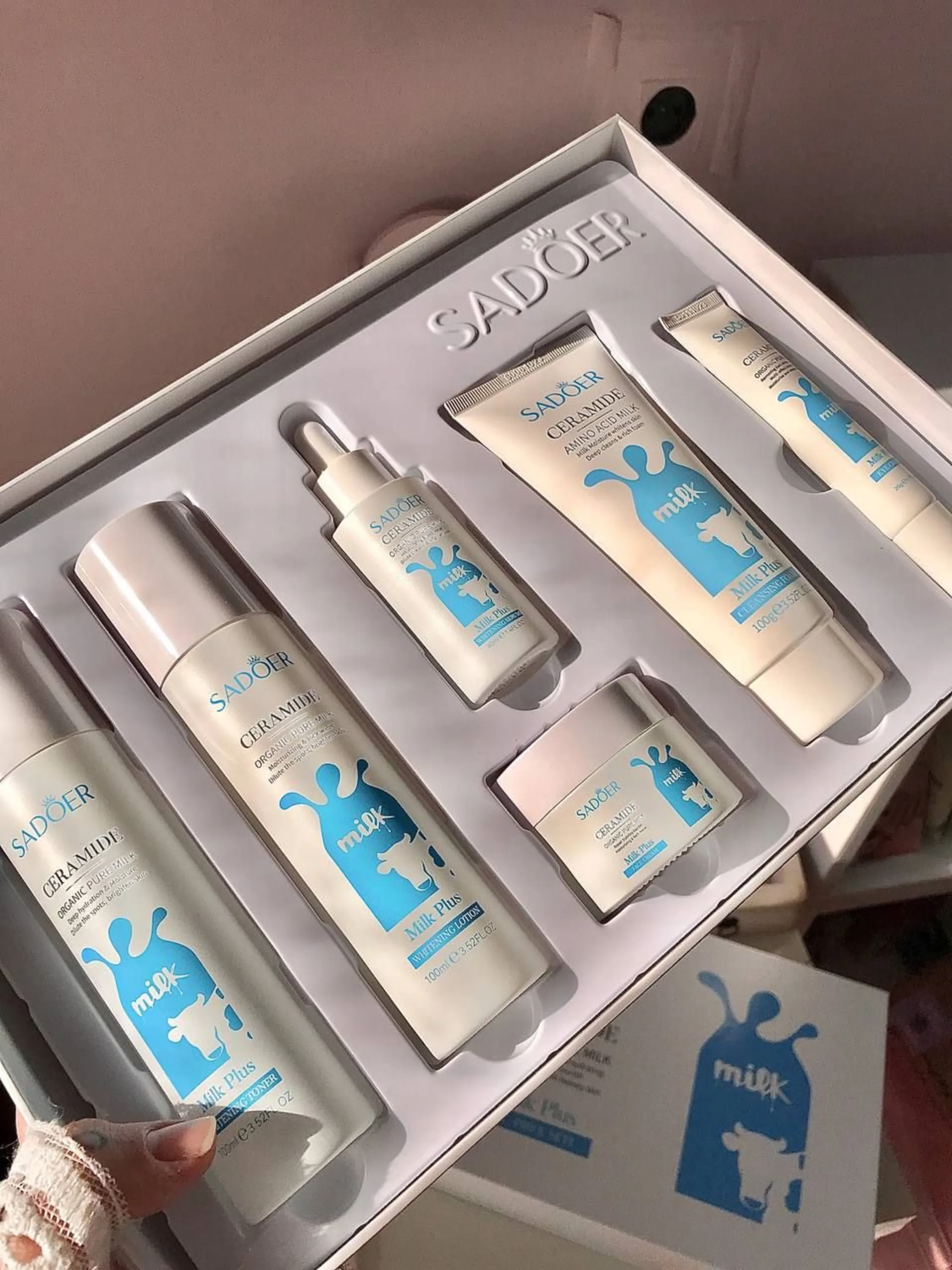 پک مراقبت پوست شیر